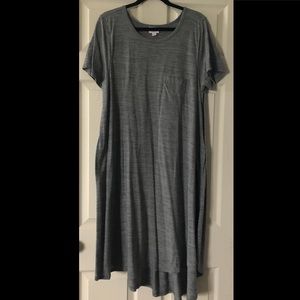 Lularoe Carly - Gray and Black Heather sz XL